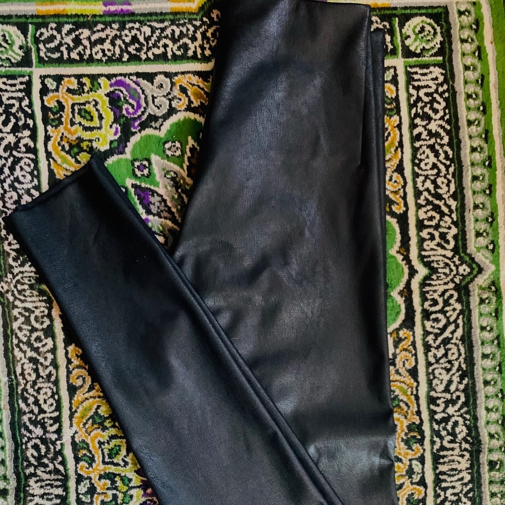 Faux Leather Legging